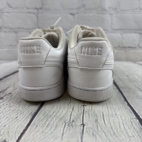 Nike Men’s Court Vision Low Size 8.5 Triple White‎ DH2987-100 - Picture 4 of 10